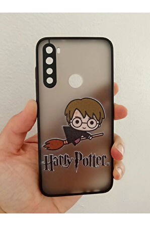 Xiaomi Redmi Note 8 Uyumlu Kamera Korumalı Harry Potter Kılıf Tuşları Renkli Hux Kapak