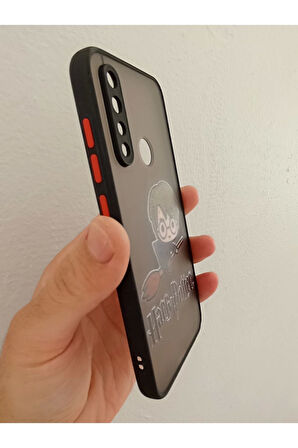 Xiaomi Redmi Note 8 Uyumlu Kamera Korumalı Harry Potter Kılıf Tuşları Renkli Hux Kapak