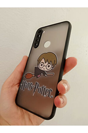Xiaomi Redmi Note 8 Uyumlu Kamera Korumalı Harry Potter Kılıf Tuşları Renkli Hux Kapak