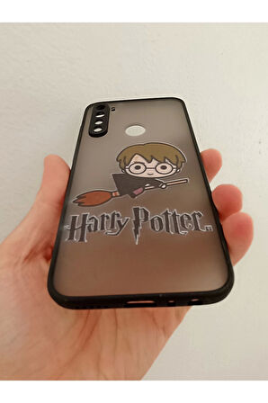 Xiaomi Redmi Note 8 Uyumlu Kamera Korumalı Harry Potter Kılıf Tuşları Renkli Hux Kapak