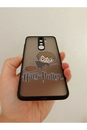 Xiaomi Redmi Note 8 Pro Uyumlu Kamera Korumalı Harry Potter Kılıf Tuşları Renkli Hux Kapak