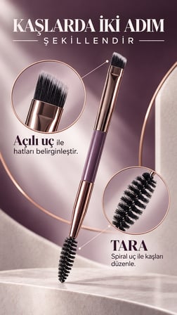 NOVA PRO Face + Cheek 6 Parça Profesyonel Makyaj Fırçası ve Sünger Seti – Lila