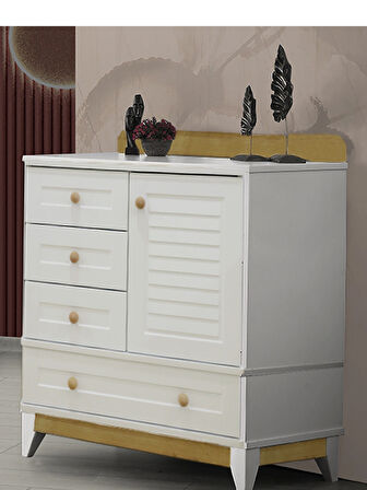 %100 MDF Nova Bebek & Çocuk Şifonyer