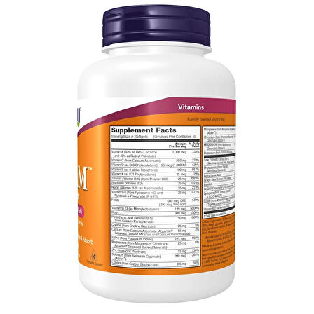 NOW Foods ADAM Superior Men's Multi Vitamin 90 Softgels