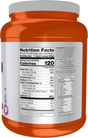 NOW Foods Sports Whey Protein Isolate(İzole) 816 Gram