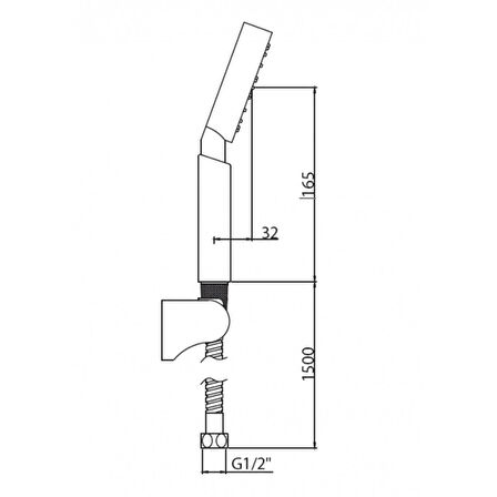 NSK 5 Fonksiyonlu El Duşu Krom - N2821302