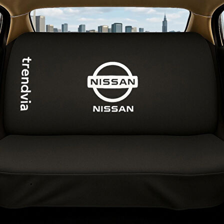 Nissan Uyumlu Oto Koltuk Kılıfı Seti - Penye Kumaş Ön ve Arka Koltuk Koruyucu