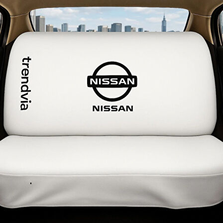Nissan Uyumlu Oto Koltuk Kılıfı Seti - Penye Kumaş Ön ve Arka Koltuk Koruyucu