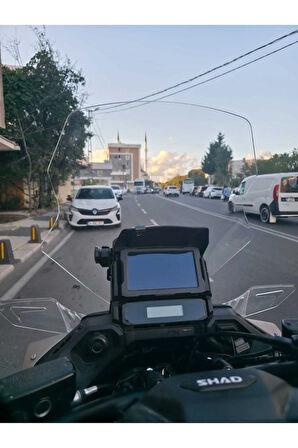 MOTOCAM Honda NT 1100 Siperlik Ön Cam 2025 Model 61cm Şeffaf Renkli 4mm