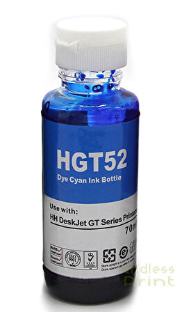 markatoner Mürekkep-Hp GT52XL Mavi Refill İnk.-90ml