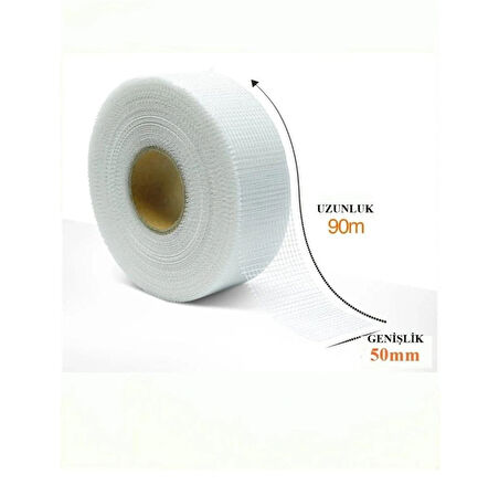 Alçıpan Yapışkanlı Derz Bantı (90MT/50MM)
