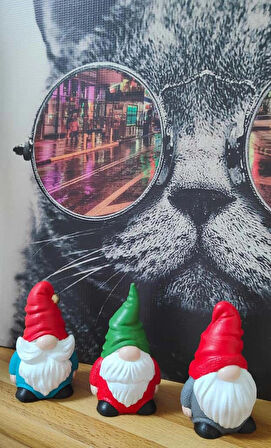 3 LÜ ŞANS CÜCESİ DEKORATİF YILBAŞI SÜSÜ 