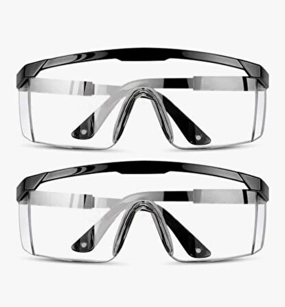 Şeffaf Koruyucu İş Gözlüğü Şeffaf Taşlama Ve Çapak Gözlüğü Koruyucu Laboratuvar Gözlüğü