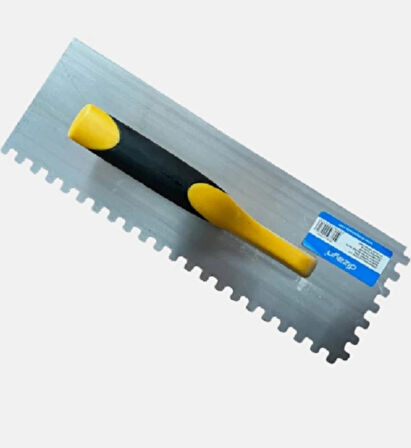 Seramik Fayans Malası Tarağı 40 Cm Kapalı Sap 12x12 Kalın Diş