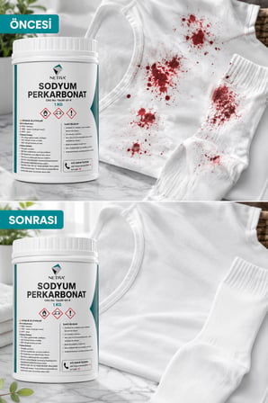 sodyum perkarbonat 1 kg – oksijen bazlı leke çıkarıcı, beyazlatıcı ve çamaşır temizleme tozu
