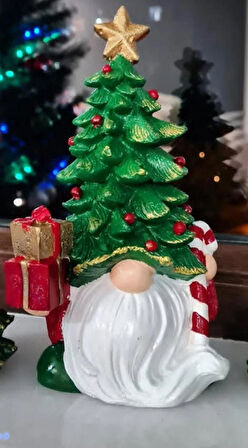 Kış Masası Noel Ağacı Süslemeleri İç Mekan Ev Dekorasyonu NOEL BABALI ÇAM AĞACI