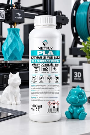 3D Baskı Yüzey Düzeltici – PLA Katman Çizgisi Giderici Parlatıcı Sıvı 1000 ml