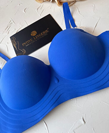 Lady Baby Straplez Kesim Destekli Dikişsiz Balensiz Toparlayıcılı İthal İz Yapmaz Sütyen