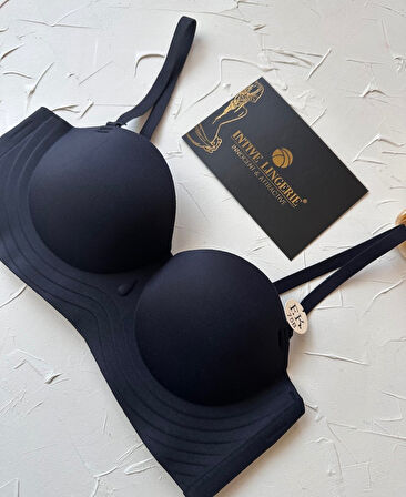 Lady Baby Straplez Kesim Destekli Dikişsiz Balensiz Toparlayıcılı İthal İz Yapmaz Sütyen
