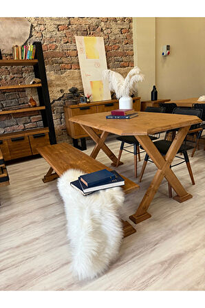NT Concept Ntconcept Vitra Ahşap Ayaklı Bench