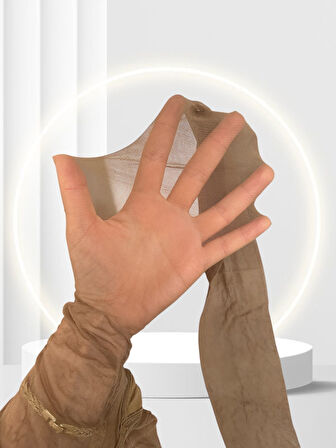 Intive 8 Den Yaz İnceliği Burnu Şeffaf Pamuk Ağlı Dikiş İzi Yapmayan Mat Külotlu Çorap