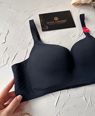 Marie İthal Dikişsiz Balensiz Destekli Toparlayıcı Özellikli Kalın Askılı C Cup Kaliteli Sütyen