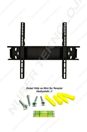  40 - 75 Kilitli Sabit Lcd Duvar Askı Aparatı 