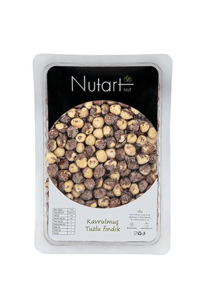 NUTART Kavrulmuş Tuzlu  Kabuklu Fındık Kase 500 g
