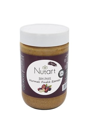 NUTART XL Hurmalı Fındık Ezmesi (Şeker İlavesiz) 600 g