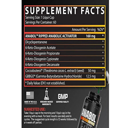 Nutrex Research Anabol Ripped 60 Liqui-Caps