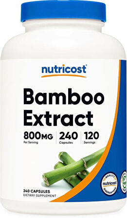 Nutricost Bamboo(Bambu) Extract 400 mg, 240 Caps- Vegan, Gluten Free and Non-GMO
