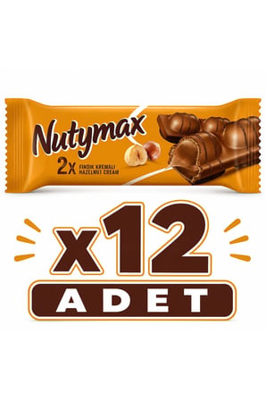 Şölen Nutymax Fındıklı Çikolata (44 g) x12 Paket