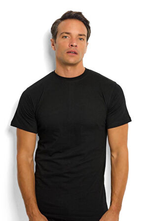 Jiber 111 Sıfır Yaka Pamuk Erkek Fanila Tişört