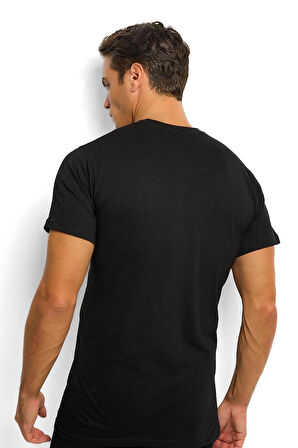 Jiber 111 Sıfır Yaka Pamuk Erkek Fanila Tişört