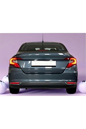 Nova Krom Fiat Egea Sedan Paslanmaz Krom Difüzör 3 Parça 2015 Üzeri (Parlak)