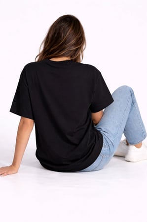 The Beast Inside Me Baskılı Unisex Oversize Tişört Siyah Kedi Grafik Tasarım %100 Pamuk Streetwear Tişört