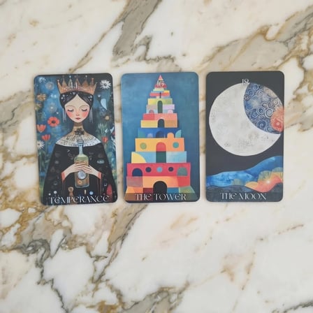 Nova Tarot Kartları – 78 Kart İngilizce Modern Soyut Tarot Destesi