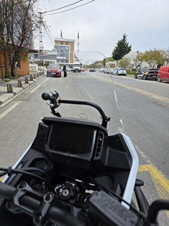 MOTOCAM Honda NX 500 Ön Cam 34cm 2025 Model Şeffaf Renkli 4mm Orijinal Boylu