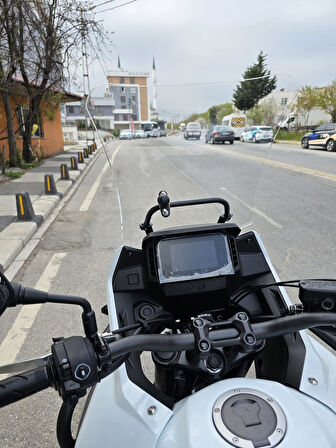 MOTOCAM Honda NX 500 Ön Cam 48cm 2025 Model Şeffaf Renkli 4mm UZUN CAM
