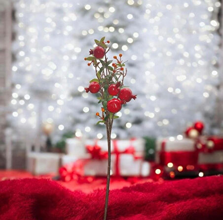 YAPAY NAR AĞACI DALI 95 CM YILBAŞI  SÜSÜ (1 ADET)