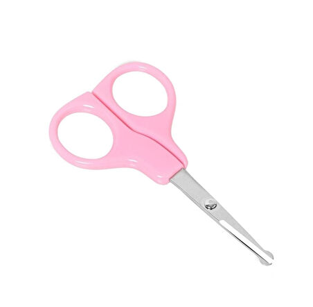 Bebek Tırnak Bakım Seti MAKAS TÖRPÜ TIRNAK MAKASI KIZ ÇOCUK PEMBE RENK