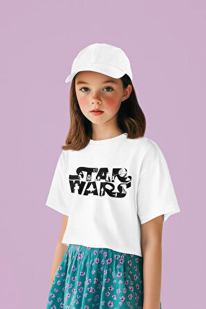 Star Wars Yazılı Unisex Film Çocuk Tişört (1-12 Yaş)
