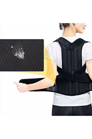 Medikal Kamburluk Önleyici Balenli Korse Bel Sırt Destekli Dik Duruş Korsesi
