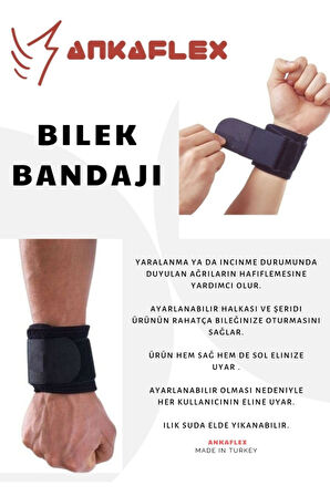 Bilek Bandajı Ateli El Bilek Bandajı Bilek Ateli Ayarlanabilir Bilek Destek Aparatı Bileklik