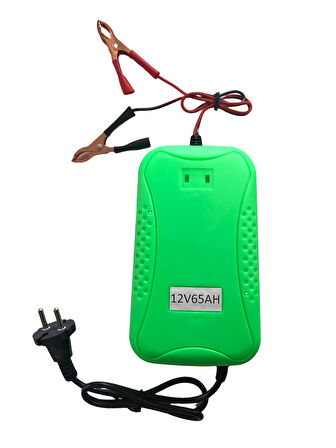 Oddity Elektrikli Bisiklet Şarj Cihazı 12V 65AH Adaptör | Kuru Akü Şarj Aleti | 12 Volt 65 Amper Tam Amper ve Voltaj Uyumlu