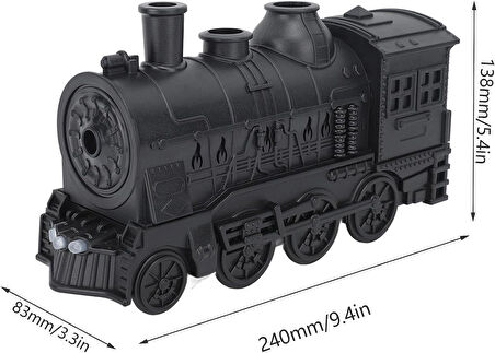 Oddity Tren Şekilli Buhar Difüzörü 300ML LED Alevli Gece Lambası USB Aroma Cihazı