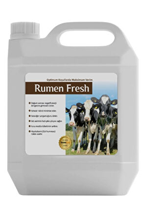 Rumenfeed Rumen Fresh, Ruminant Hayvanlar Için Propilen Glikol Içerikli Enerji Takviyesi 5 Kg