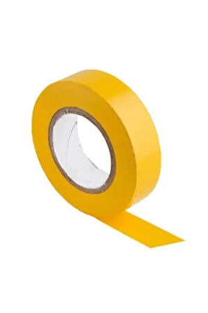 Akbant İzole Bant Elektrik Bandı - 0.12 mm x 19 mm x 10 Yrd - Sarı - 10 Adet