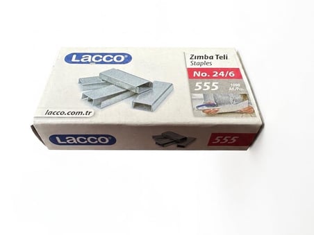 Lacco 555 Tel Zımba - 24/6 - Zımba Teli - 1000 Adetlik 10 Kutu
