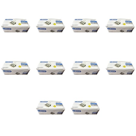 Lacco 816 32 mm. Orta Boy Metal Çelik Siyah Kağıt Kıskacı Ataş Evrak Mandalı - 12 Adetlik 10 Paket